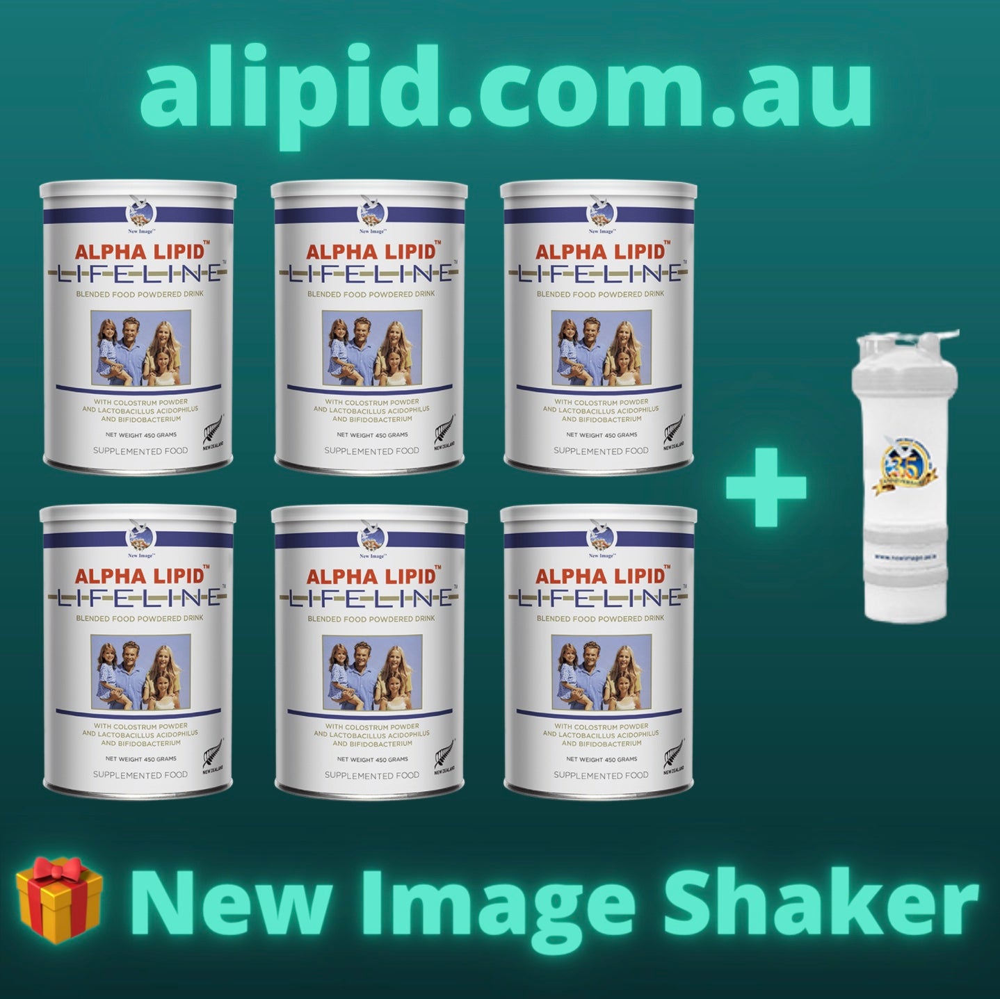 6 alpha lipid lifelines with New Image shaker